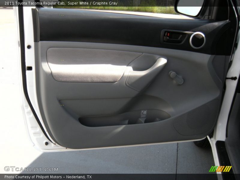 Super White / Graphite Gray 2011 Toyota Tacoma Regular Cab