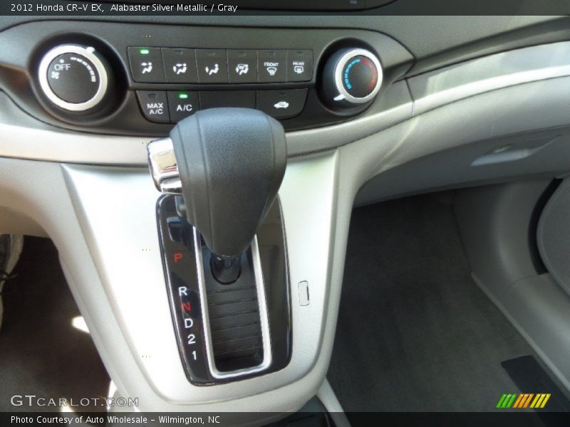 Alabaster Silver Metallic / Gray 2012 Honda CR-V EX