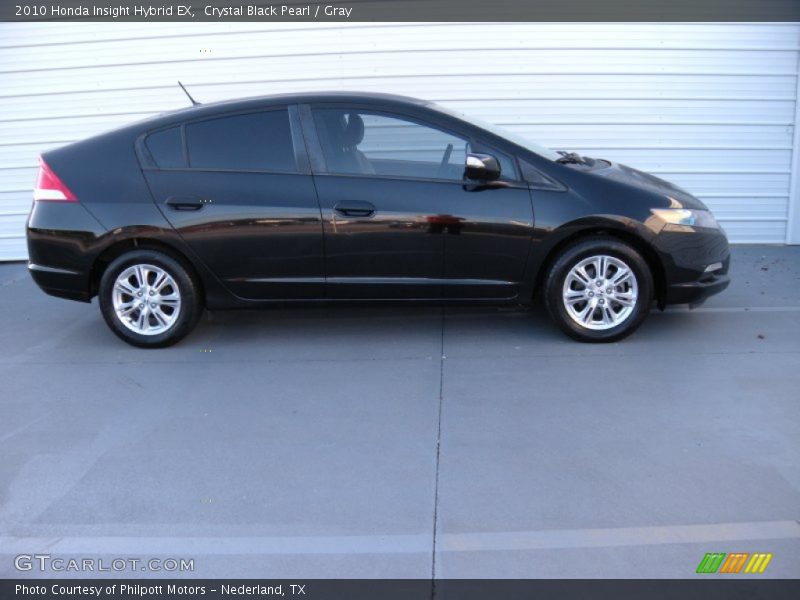 Crystal Black Pearl / Gray 2010 Honda Insight Hybrid EX