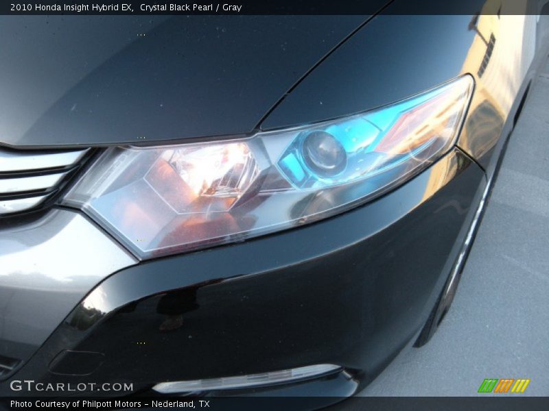 Crystal Black Pearl / Gray 2010 Honda Insight Hybrid EX