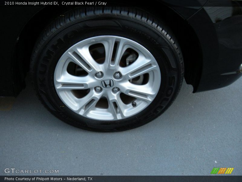 Crystal Black Pearl / Gray 2010 Honda Insight Hybrid EX