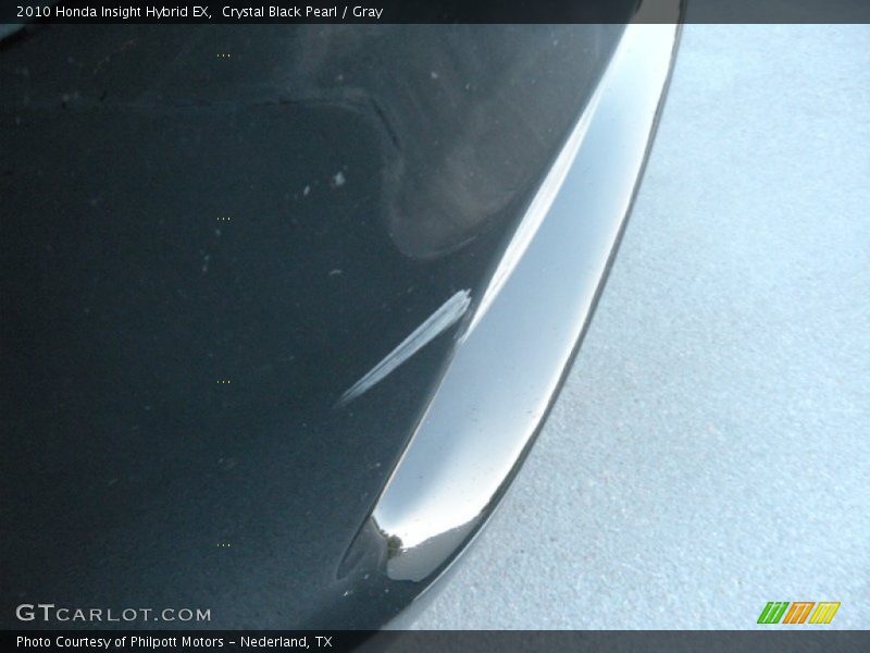 Crystal Black Pearl / Gray 2010 Honda Insight Hybrid EX