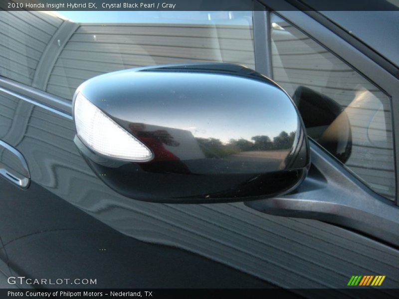 Crystal Black Pearl / Gray 2010 Honda Insight Hybrid EX