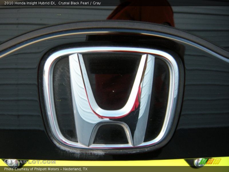 Crystal Black Pearl / Gray 2010 Honda Insight Hybrid EX