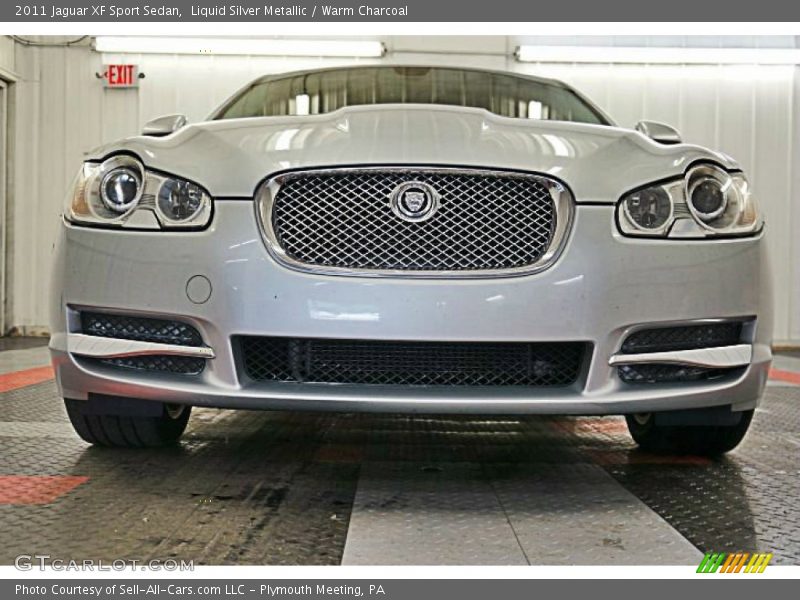 Liquid Silver Metallic / Warm Charcoal 2011 Jaguar XF Sport Sedan