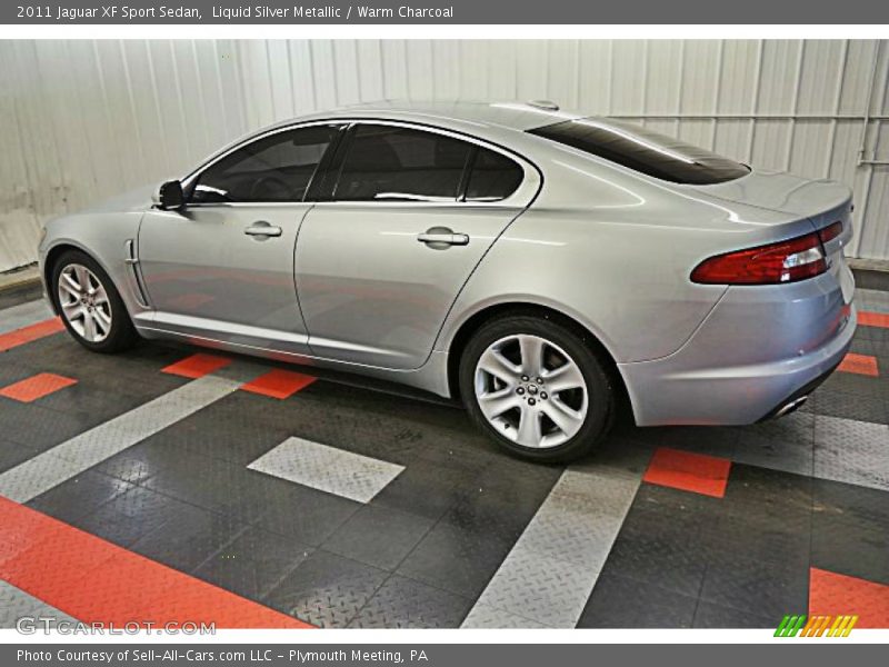 Liquid Silver Metallic / Warm Charcoal 2011 Jaguar XF Sport Sedan