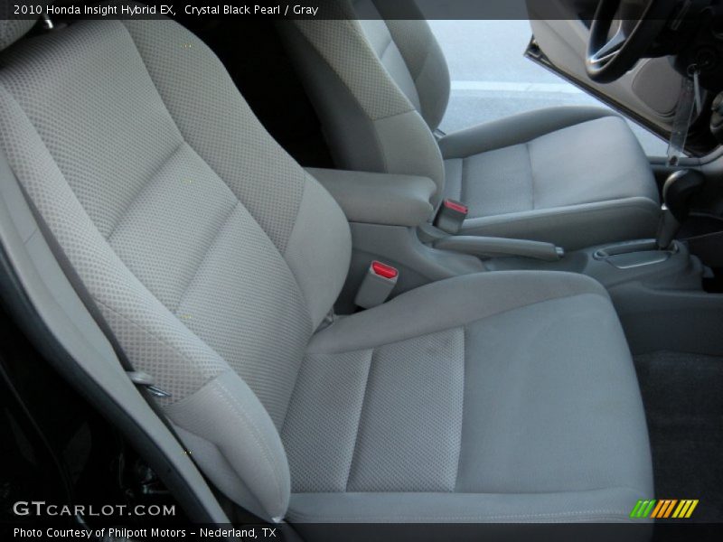 Crystal Black Pearl / Gray 2010 Honda Insight Hybrid EX