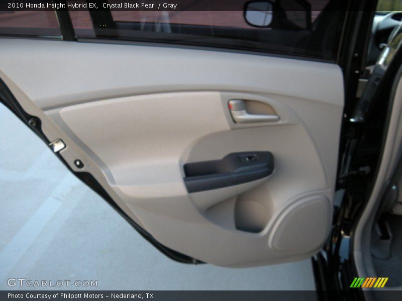 Crystal Black Pearl / Gray 2010 Honda Insight Hybrid EX