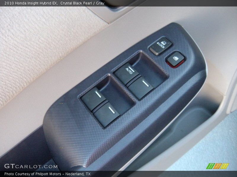 Crystal Black Pearl / Gray 2010 Honda Insight Hybrid EX