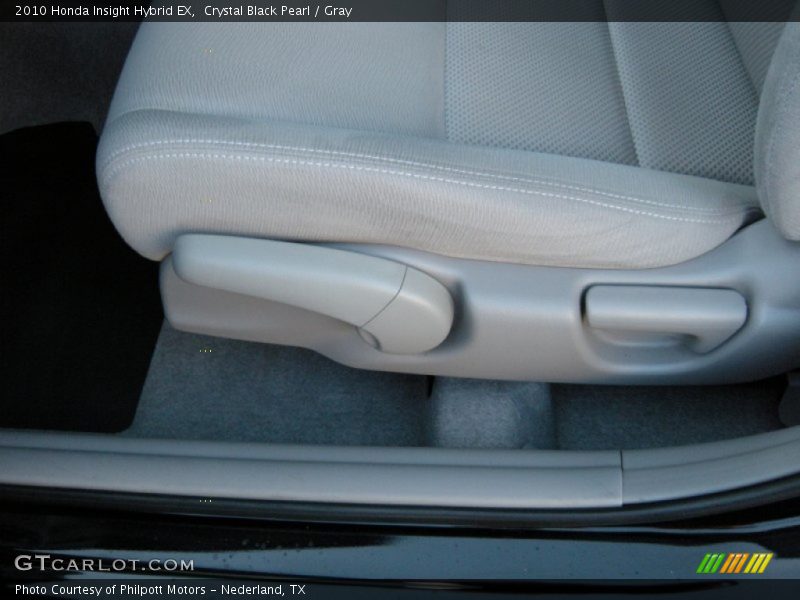 Crystal Black Pearl / Gray 2010 Honda Insight Hybrid EX
