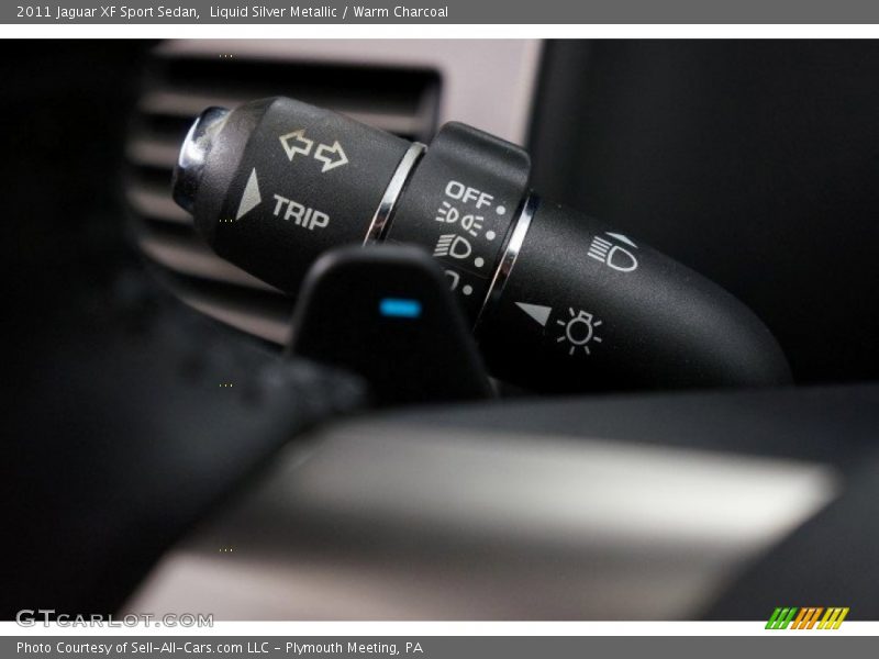 Liquid Silver Metallic / Warm Charcoal 2011 Jaguar XF Sport Sedan