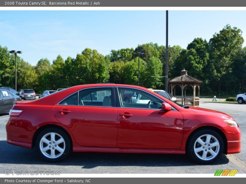 Barcelona Red Metallic / Ash 2008 Toyota Camry SE