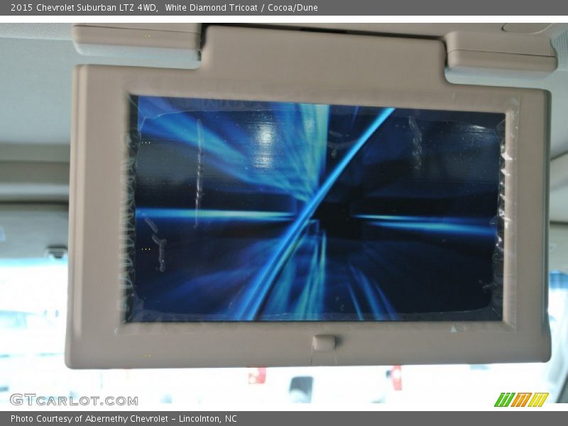 White Diamond Tricoat / Cocoa/Dune 2015 Chevrolet Suburban LTZ 4WD