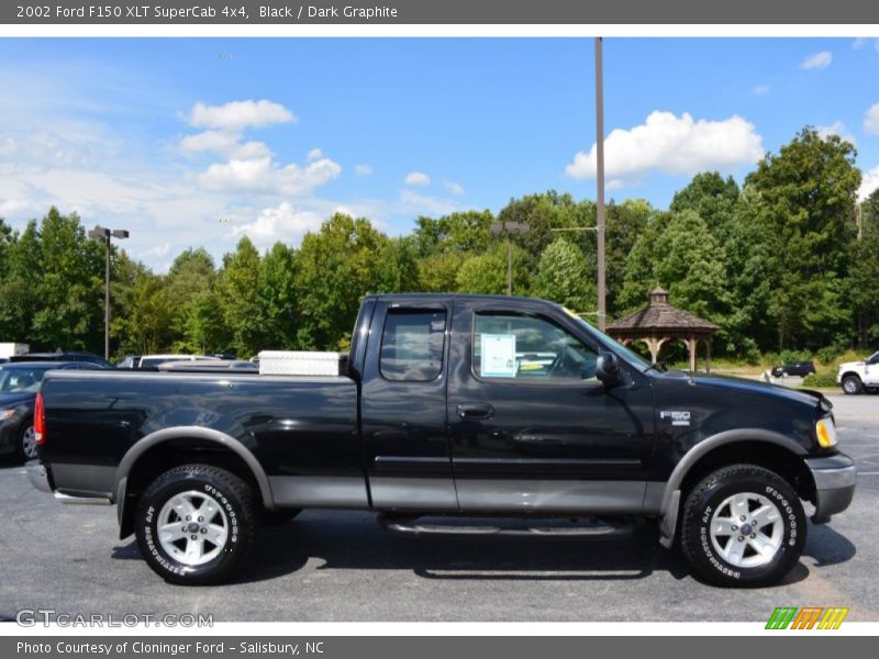 Black / Dark Graphite 2002 Ford F150 XLT SuperCab 4x4