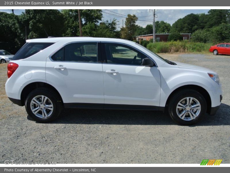 Summit White / Jet Black 2015 Chevrolet Equinox LS