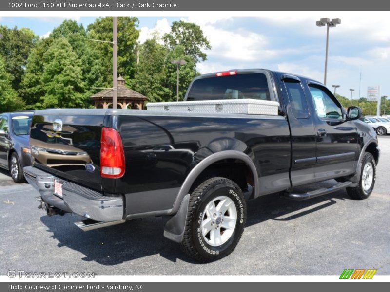 Black / Dark Graphite 2002 Ford F150 XLT SuperCab 4x4