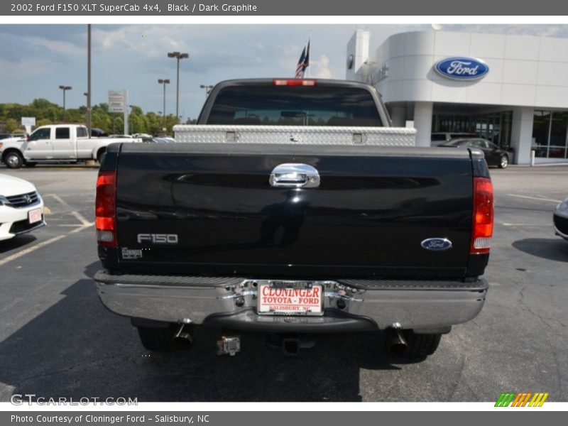 Black / Dark Graphite 2002 Ford F150 XLT SuperCab 4x4