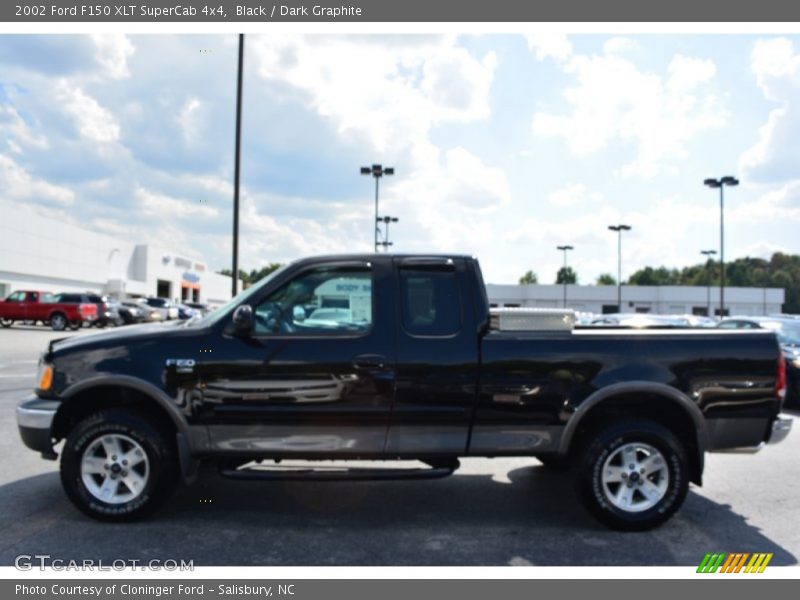 Black / Dark Graphite 2002 Ford F150 XLT SuperCab 4x4
