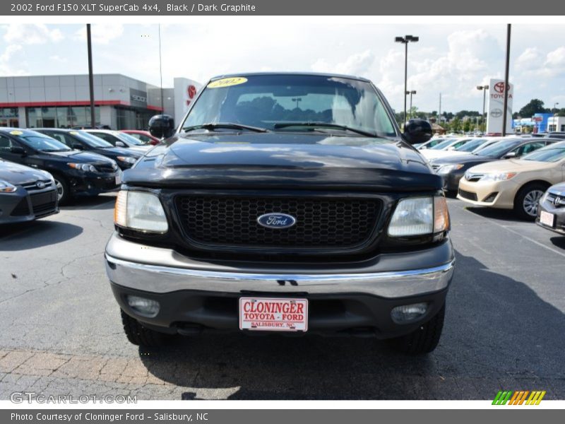 Black / Dark Graphite 2002 Ford F150 XLT SuperCab 4x4