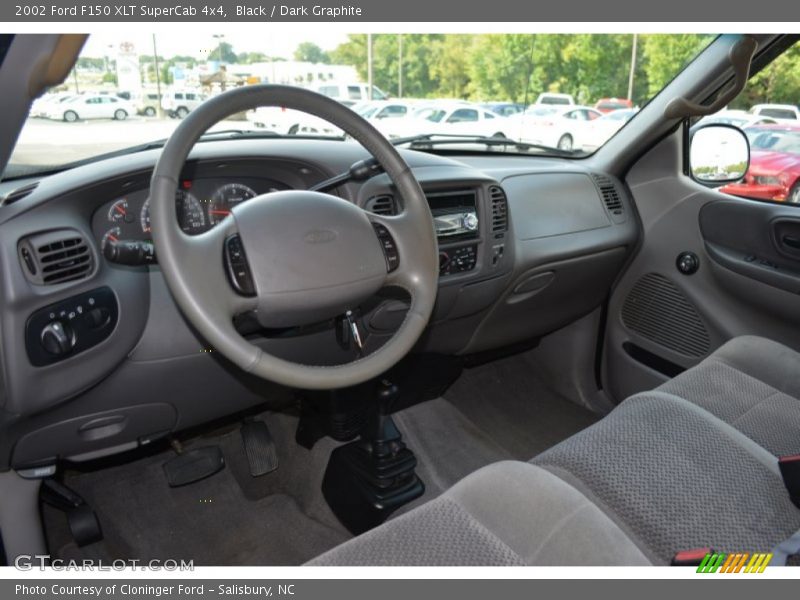 Black / Dark Graphite 2002 Ford F150 XLT SuperCab 4x4