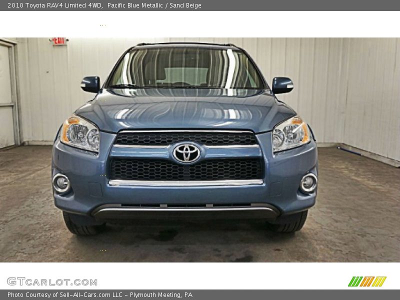 Pacific Blue Metallic / Sand Beige 2010 Toyota RAV4 Limited 4WD