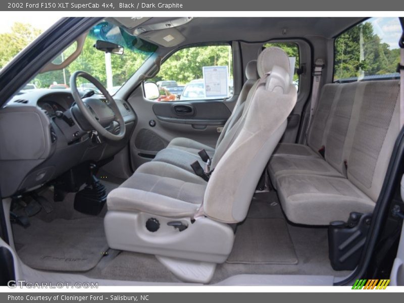 Black / Dark Graphite 2002 Ford F150 XLT SuperCab 4x4