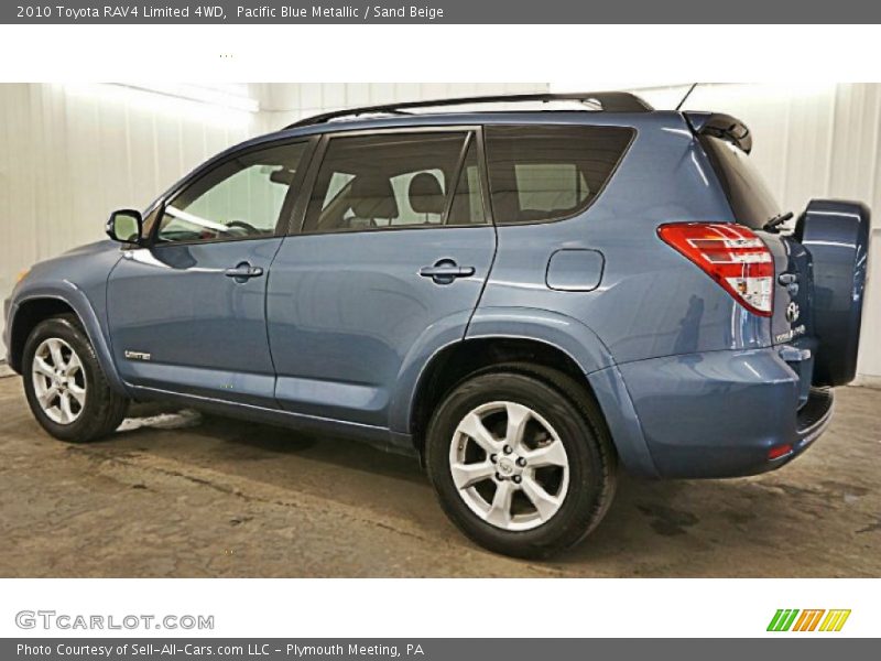 Pacific Blue Metallic / Sand Beige 2010 Toyota RAV4 Limited 4WD