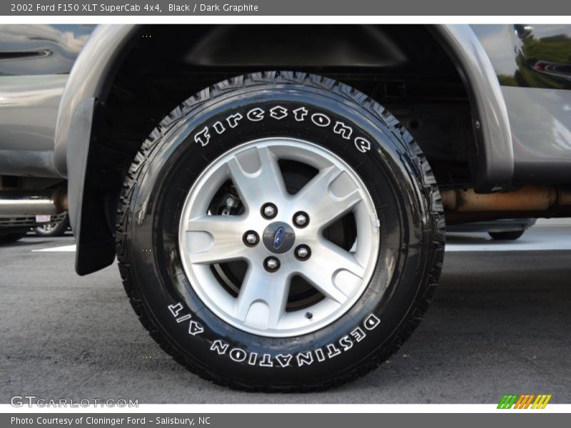 Black / Dark Graphite 2002 Ford F150 XLT SuperCab 4x4