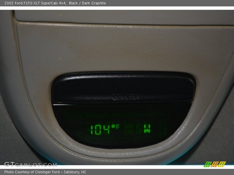 Black / Dark Graphite 2002 Ford F150 XLT SuperCab 4x4