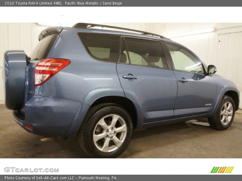 Pacific Blue Metallic / Sand Beige 2010 Toyota RAV4 Limited 4WD
