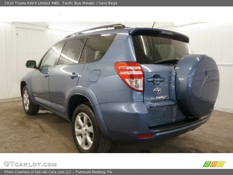 Pacific Blue Metallic / Sand Beige 2010 Toyota RAV4 Limited 4WD