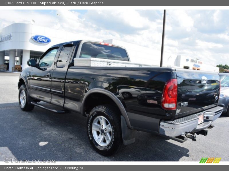 Black / Dark Graphite 2002 Ford F150 XLT SuperCab 4x4