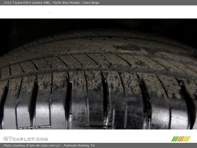 Pacific Blue Metallic / Sand Beige 2010 Toyota RAV4 Limited 4WD