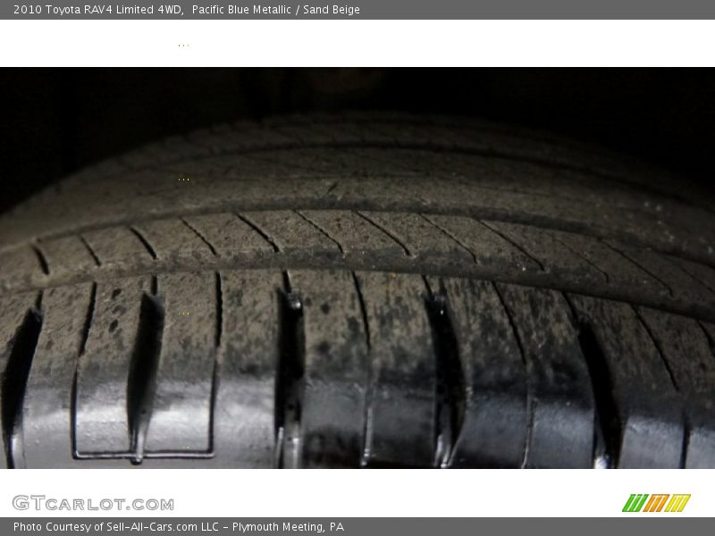 Pacific Blue Metallic / Sand Beige 2010 Toyota RAV4 Limited 4WD