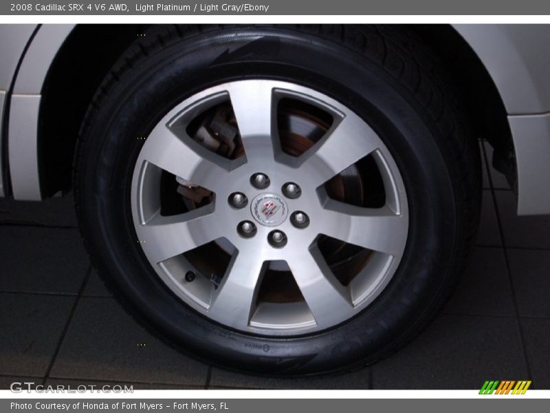 Light Platinum / Light Gray/Ebony 2008 Cadillac SRX 4 V6 AWD