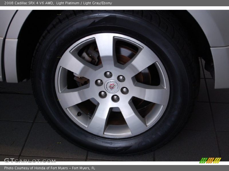 Light Platinum / Light Gray/Ebony 2008 Cadillac SRX 4 V6 AWD