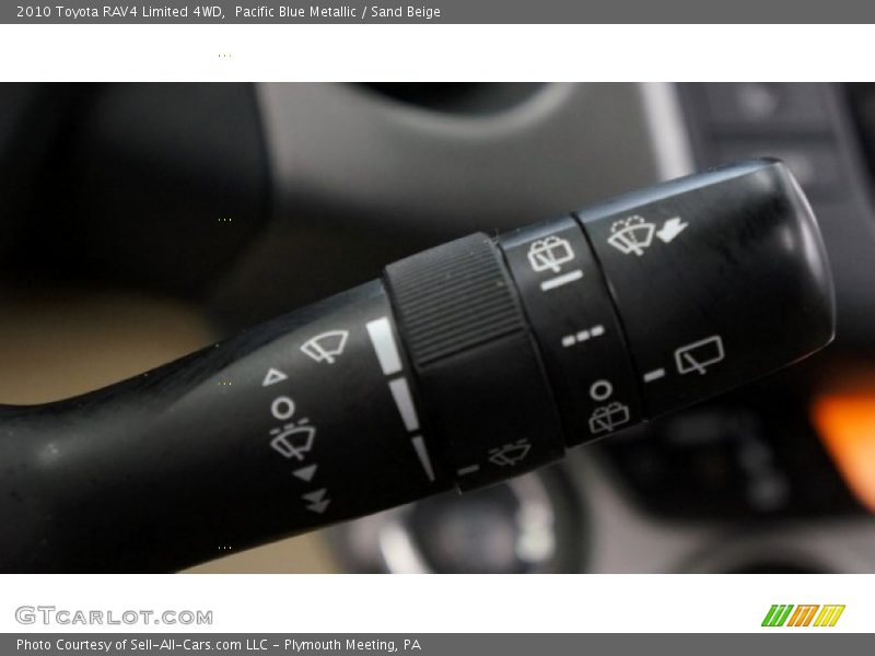 Pacific Blue Metallic / Sand Beige 2010 Toyota RAV4 Limited 4WD