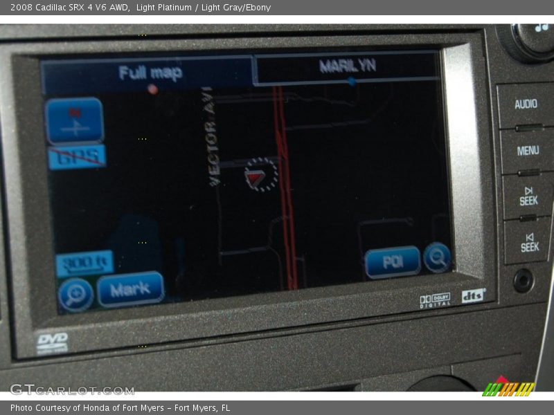 Light Platinum / Light Gray/Ebony 2008 Cadillac SRX 4 V6 AWD
