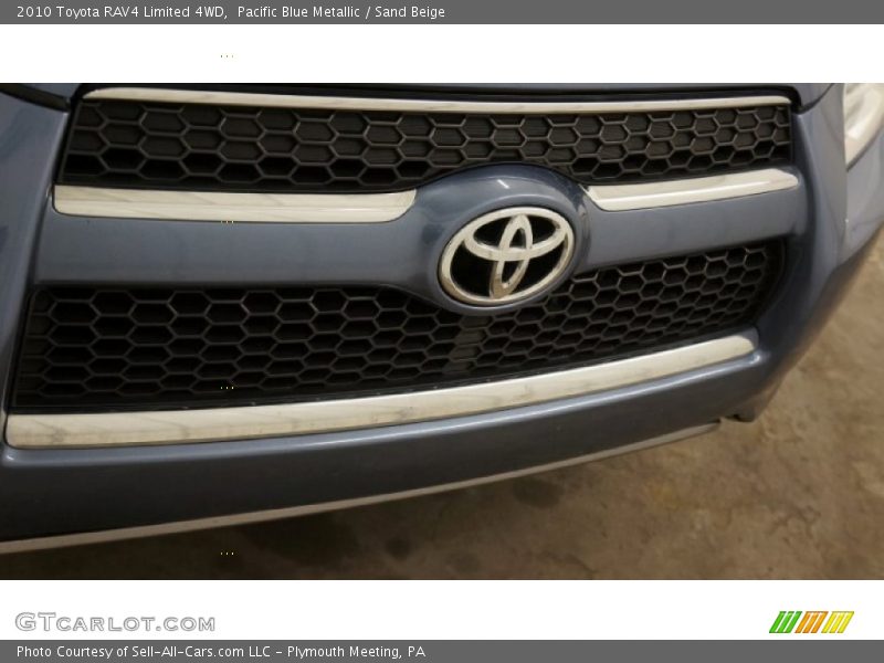 Pacific Blue Metallic / Sand Beige 2010 Toyota RAV4 Limited 4WD