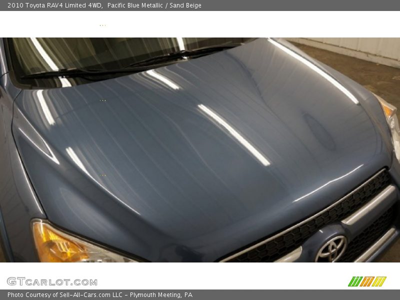 Pacific Blue Metallic / Sand Beige 2010 Toyota RAV4 Limited 4WD