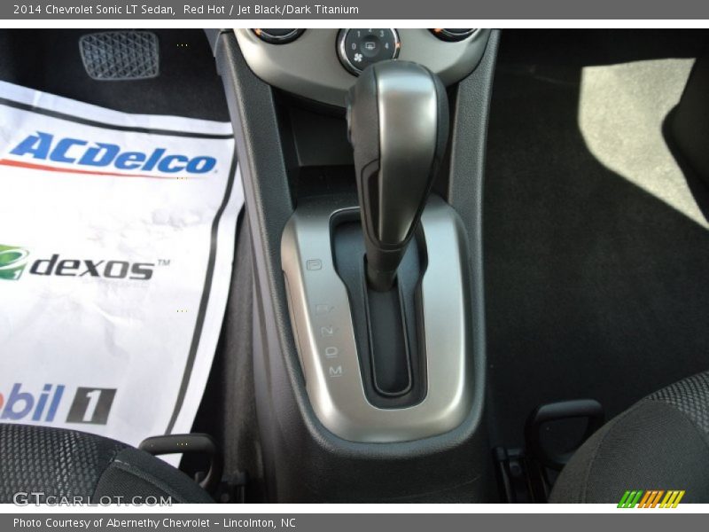 Red Hot / Jet Black/Dark Titanium 2014 Chevrolet Sonic LT Sedan