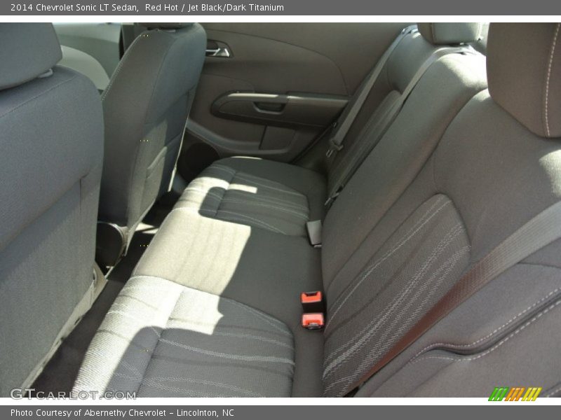 Red Hot / Jet Black/Dark Titanium 2014 Chevrolet Sonic LT Sedan