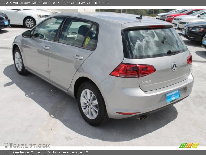 Tungsten Silver Metallic / Black 2015 Volkswagen Golf 4 Door 1.8T S