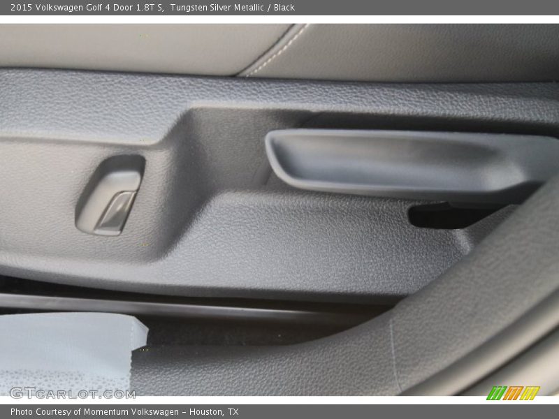 Tungsten Silver Metallic / Black 2015 Volkswagen Golf 4 Door 1.8T S