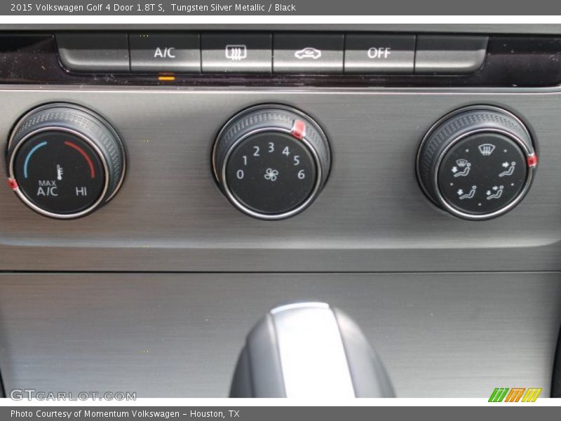 Tungsten Silver Metallic / Black 2015 Volkswagen Golf 4 Door 1.8T S