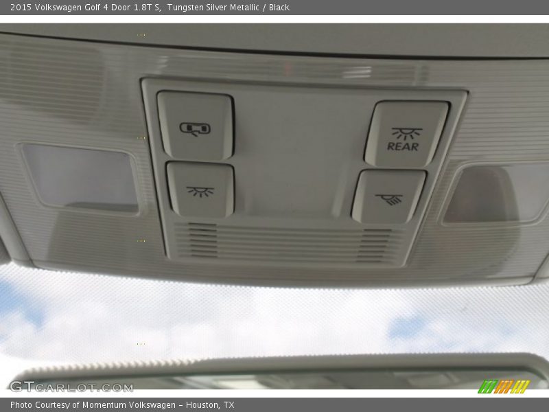 Tungsten Silver Metallic / Black 2015 Volkswagen Golf 4 Door 1.8T S