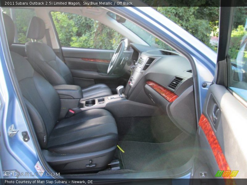 Sky Blue Metallic / Off Black 2011 Subaru Outback 2.5i Limited Wagon