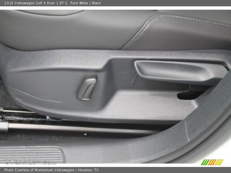 Pure White / Black 2015 Volkswagen Golf 4 Door 1.8T S