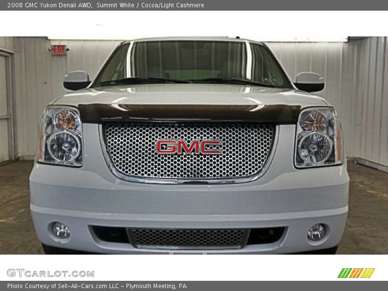 Summit White / Cocoa/Light Cashmere 2008 GMC Yukon Denali AWD