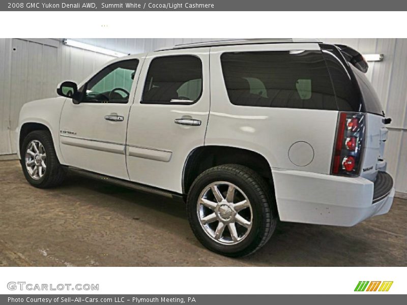 Summit White / Cocoa/Light Cashmere 2008 GMC Yukon Denali AWD